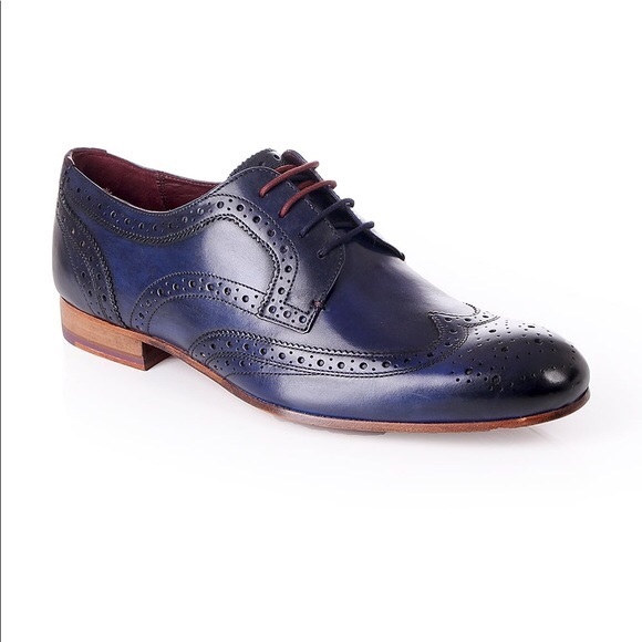 Ted Baker Mens Gryene Burnished Derby Brogue main image 4